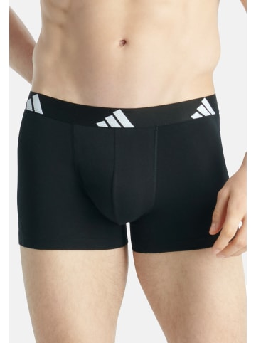 Adidas Sportswear Retro Short / Pant Active Flex Cotton in Schwarz / weiß / grau