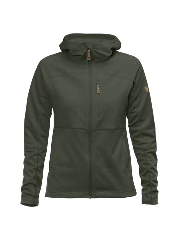 FJÄLLRÄVEN Fleecejacke Abisko Trail Fleece W in Dunkeloliv