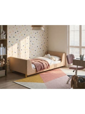 Beliani 2-tlg Kinderbett LAYE in Beige/Braun