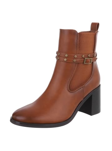 Ital-Design High Heel in Camel