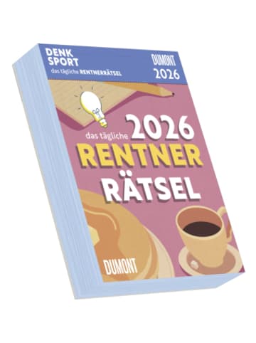 DuMont Kalenderverlag Kalender - DUMONT - Das tägliche Rentnerrätsel 2026 - Tagesabrei&szli