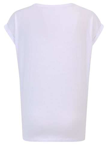 Urban Classics T-Shirt in white+cherry