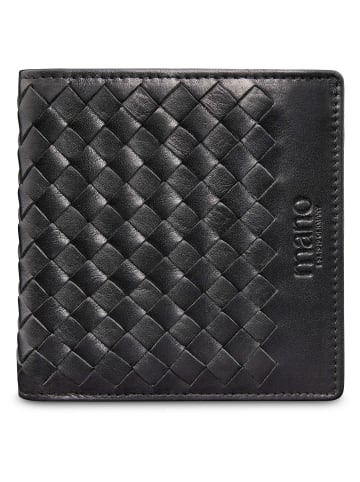 mano Don Luca - Geldbörse 10.5 cm (schwarz) in schwarz