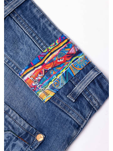 Carlo Colucci Tapered-fit-Jeans BROOKLYN in Blau