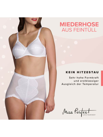 MISS PERFECT Shapewear Feintüll Miederhose in Weiß