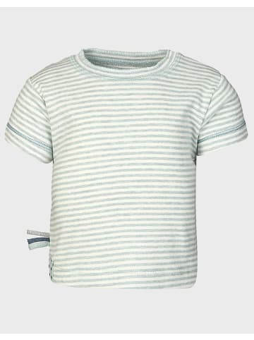 OrganicEra Baby Kurzarm T-Shirt in Aqua Melange