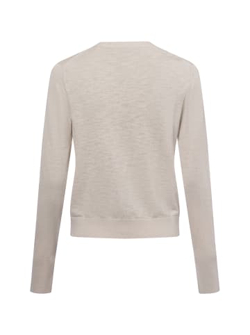 Marc O'Polo Strickjacke mit Leinen-Anteil in beige - 0001
