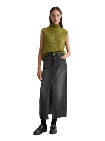 Marc O'Polo Maxi-Jeansrock in Dark grey stretch wash