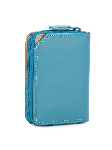 MYWALIT Small Wallet Geldbörse Leder 10 cm in sardinia