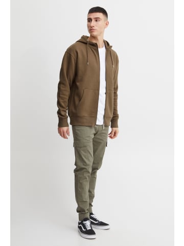 11 Project Kapuzensweatjacke PRAndron in Braun