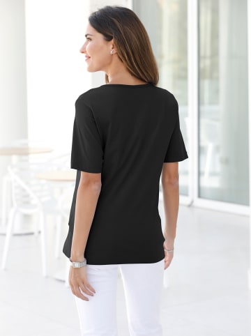 Sieh an! Kurzarmshirt in schwarz