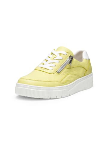 VITAFORM Hirschleder Sneaker in buttergelb