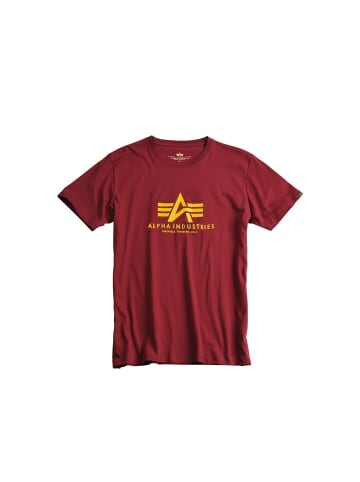 Alpha Industries T-Shirt "Basic T-Shirt" in Rot