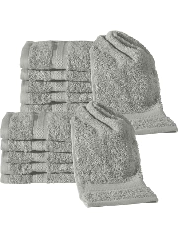 REDBEST Frottier Gästetuch 12er-Pack Chicago in grau