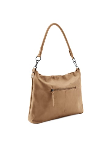 FREDs BRUDER Calm Schultertasche Leder 41 cm milk coffee