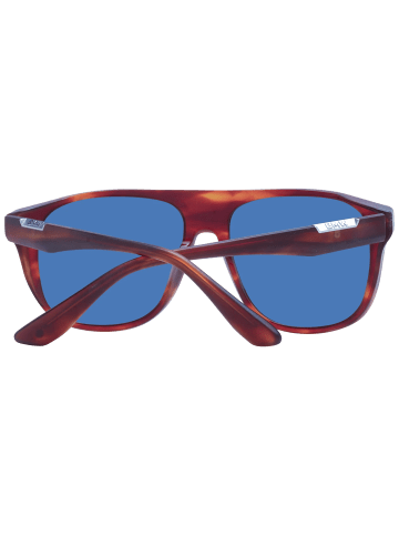 BMW Männer Sonnenbrille Rund Braun