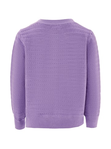 SANIKA Strickjacke in Lavendel