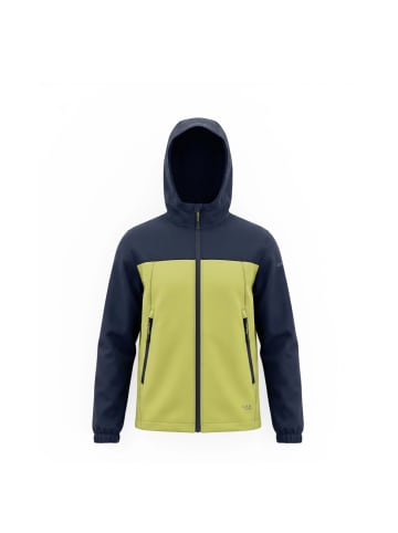 Icepeak Softshelljacke mit Kapuze Konan Jr in Schwarz-Lime
