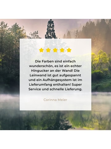 MuchoWow Leinwand bilder See (BxH)