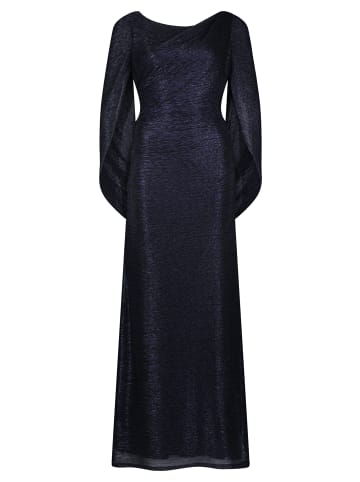 Vera Mont Cocktailkleid mit Raffung in Blau/Schwarz