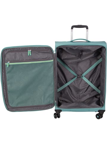 American Tourister Trolley Aerospin Spinner M in Dusty Turquoise