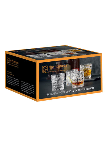Nachtmann 4 er-Set Bossa Nova Whiskygläser in Transparent