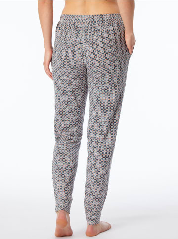 Schiesser Pyjamahose Mix & Relax in blau, beige