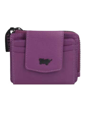 Braun Büffel Capri Kreditkartenetui RFID Leder 11 cm in viola