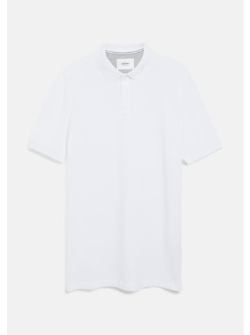 s.Oliver Polo-Shirt in 0100_weiß
