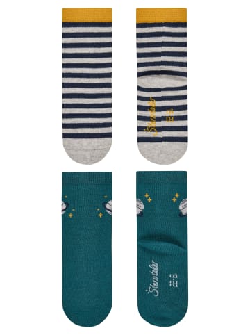 Sterntaler Socken 6er-Pack Ringel in silber mel.