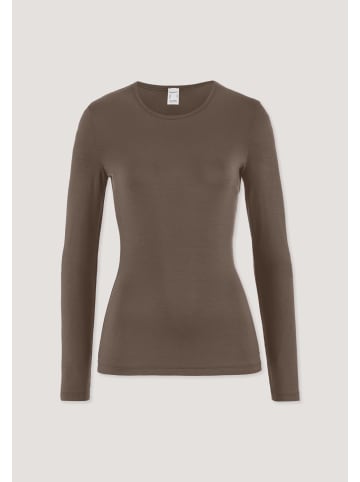 Hessnatur Longsleeve in mocca