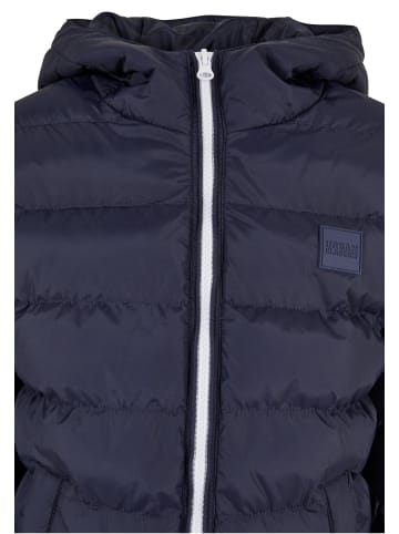 Urban Classics Winter Jacket in navy/white/navy