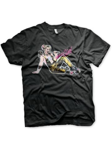 DC Commics Harley Quinn T-Shirt "Roller Skates Big Tall T-Shirt" in Schwarz