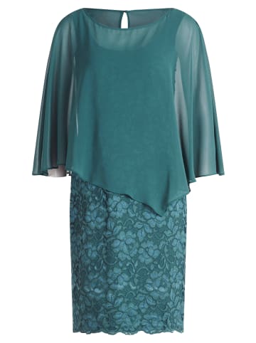 Vera Mont Cocktailkleid mit Spitze in Dark Emerald