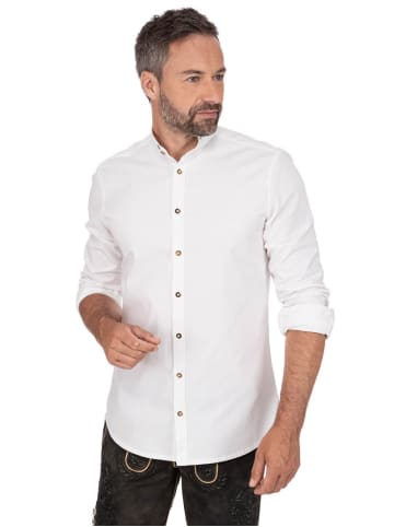OS-Trachten Stehkragenhemd 420041-0708 in weiß