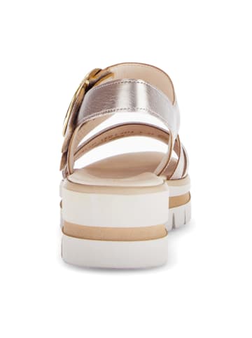 Gabor Plateau Sandaletten in Gold