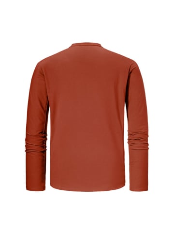 Schöffel T-Shirt "Longsleeve Style Enixa MEN" in dark crabapple