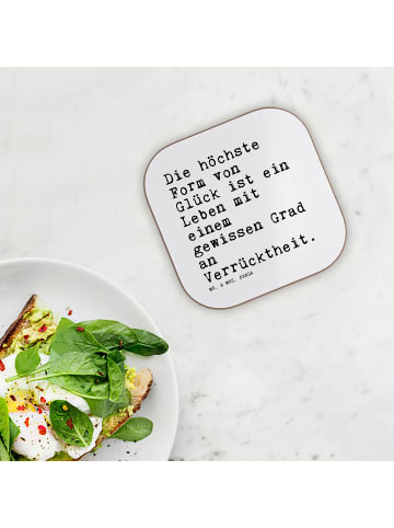 Mr. & Mrs. Panda Teeuntersetzer Die höchste Form von... mit Spruch in Weiß