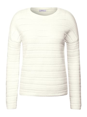 Cecil Strickpullover in Weiß