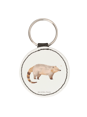 Mr. & Mrs. Panda Anhänger Nasenbaer ohne Spruch in Weiß