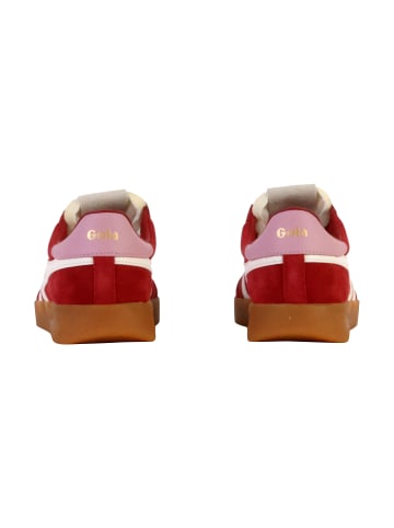 Gola Cyclone-Sneaker aus Leder Deep Red