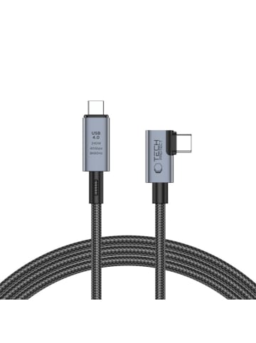 TechProtect Tech-Protect UltraBoost Max L USB-C 4.0 / USB-C 4.0 PD-Kabel 240 in Grau