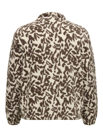 ONLY Carmakoma Fleece Sweatshirt in Bracken