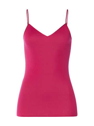 Hanro Spaghettitop Cotton Seamless in light sangria