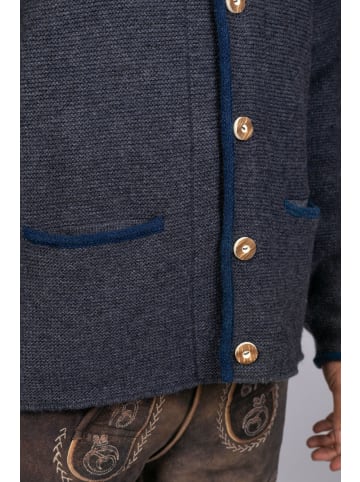 Edelnice Edelnice Trachten Strickjacke Felix anthrazit in anthrazit