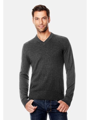 Vincenzo Boretti Pullover tailliert in anthrazit