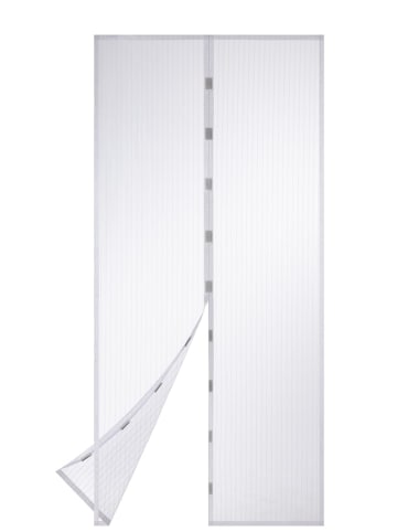 EASYmaxx Moskitonetz 100x210cm weiß Magic Klick Weiß