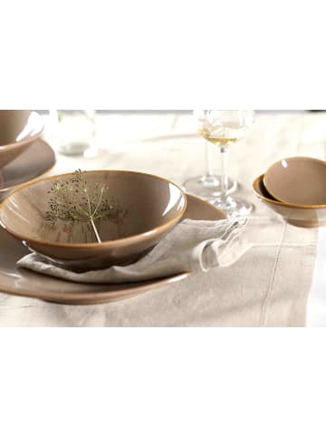 Ritzenhoff & Breker 2er Set Servierplatten Sahara ø 31 cm in Dunkelbraun