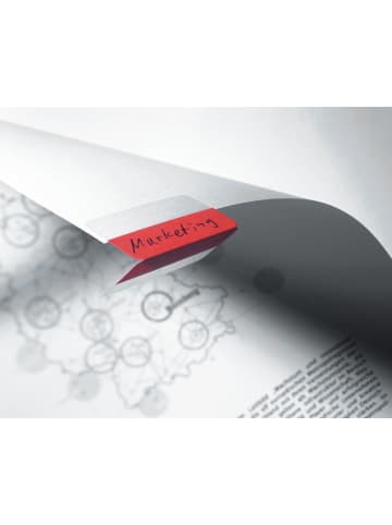 Durable Selbstklebetaben Quick Tab 40mm 2-zeilig farbig sortiert Packung mit ...