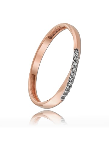 BALIA 333 Rosegold - 8 Karat Damen Ringe Swing Fingerring 60 (19,1)
